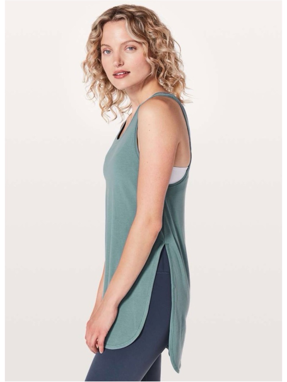 Lululemon Side Story Tank Mystic Green 2